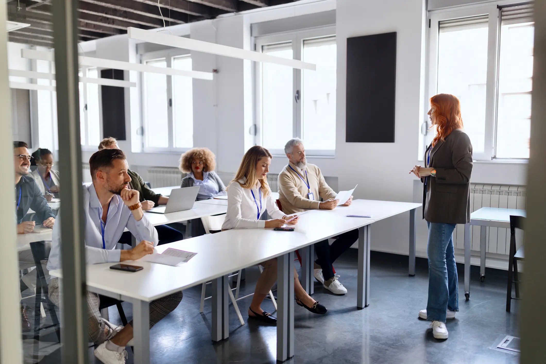 Group in a conference room