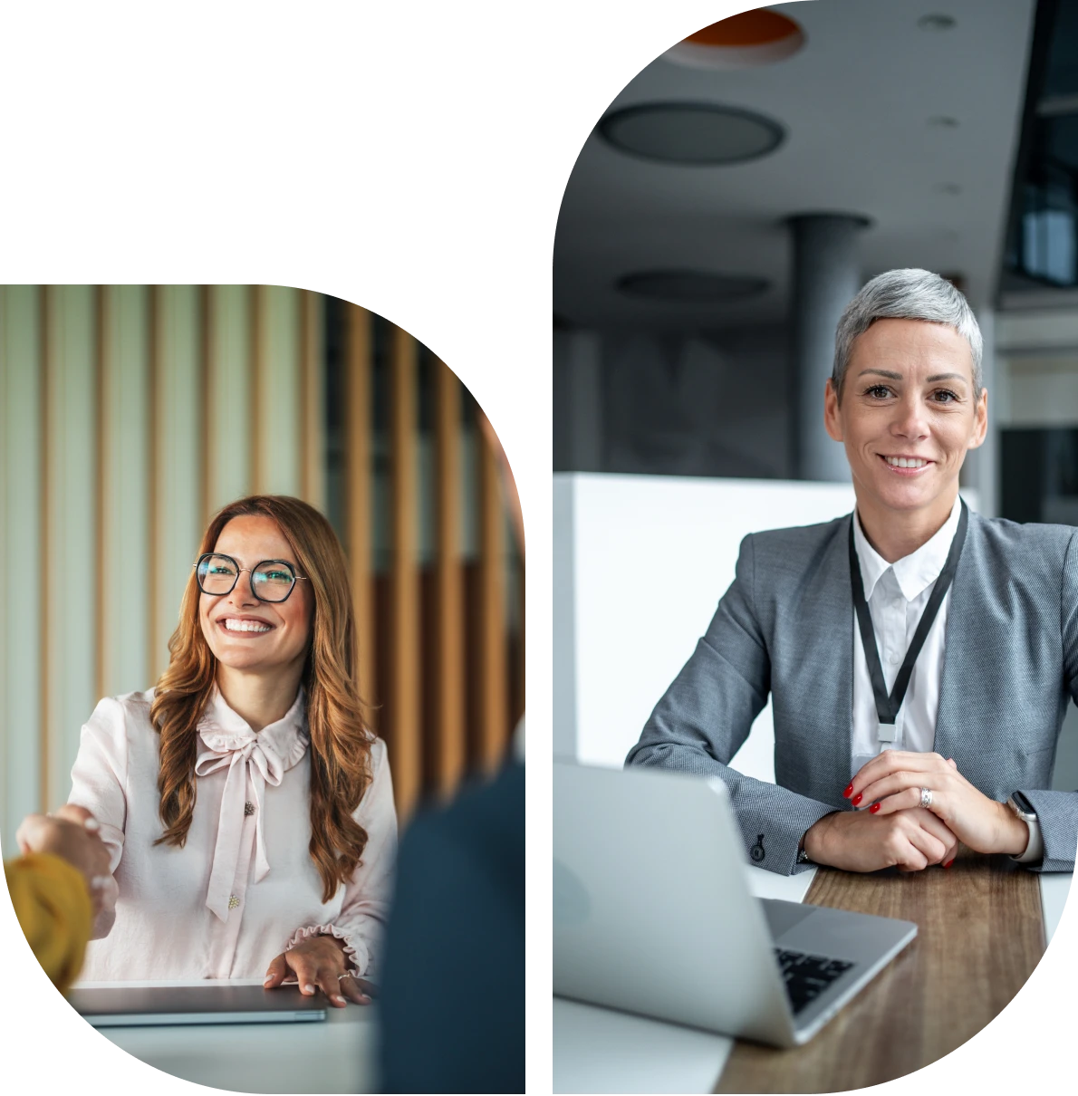 Professional women in office setting